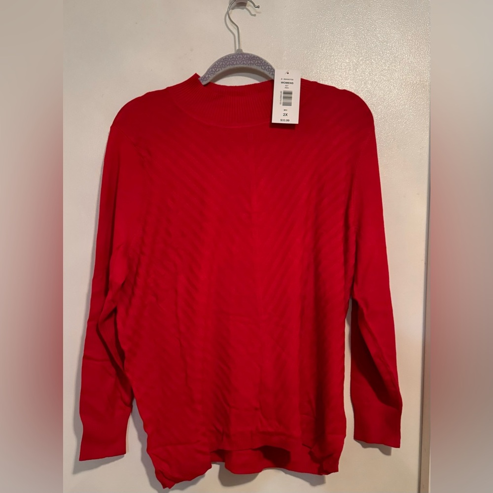 Long sleeve red shirt
